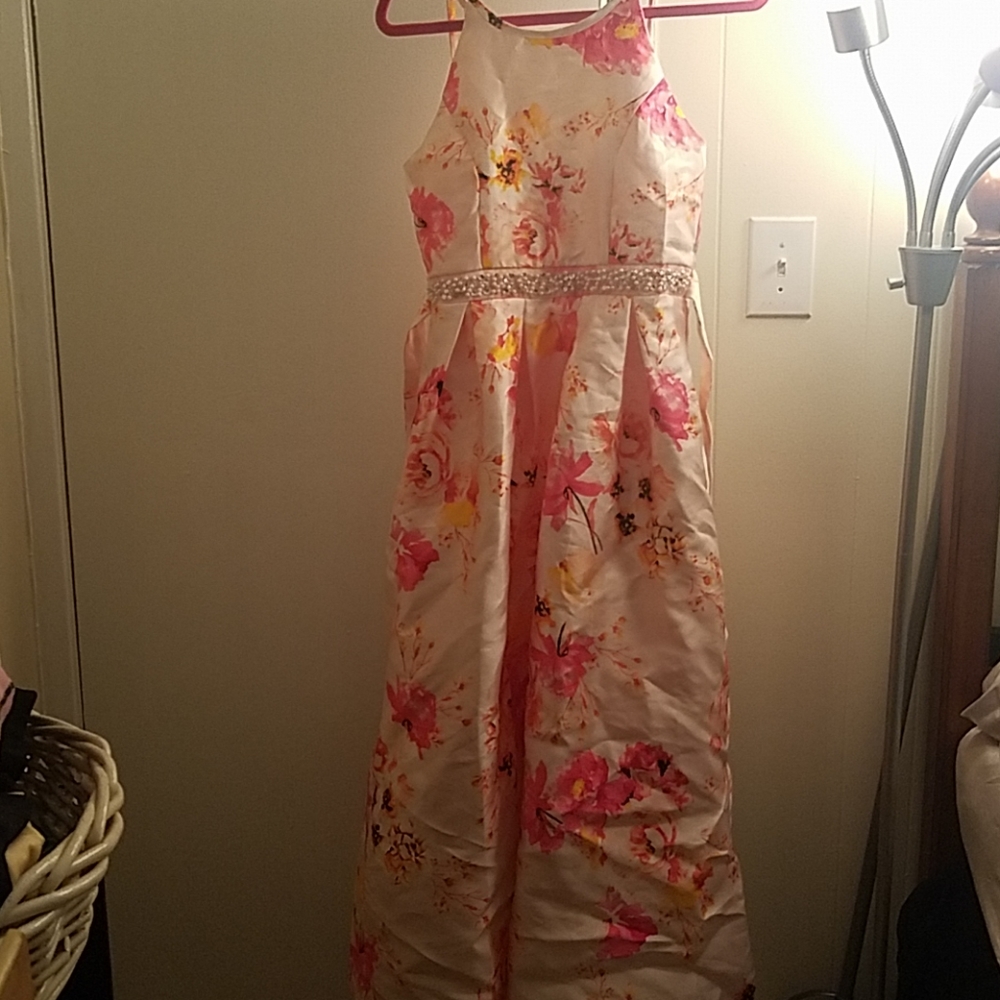 Kids Floral Gown